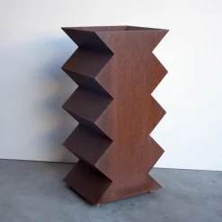 Marco Gaviraghi Calloni 2 Portavasi in acciaio corten> Cachepot E Portavasi