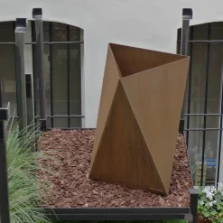 Marco Gaviraghi Calloni 97 Portavaso in acciaio corten><noscript><img width=