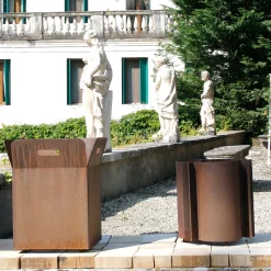 Marco Gaviraghi Calloni 11.2 Portavaso in acciaio corten><noscript><img width=