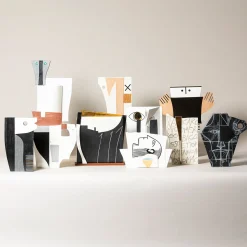 Ceramica Gatti 1928 AGAMENNONE Vaso Decorativo di Mimmo Paladino><noscript><img width=