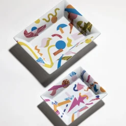 Grand Tour by Vito Nesta Alchimie set di posacenere e svuotatasche con decoro astratto><noscript><img width=