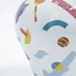 Grand Tour by Vito Nesta Alchimie vaso anfora in porcellana con decoro astratto h27cm><noscript><img width=