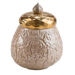 Villari ALIDA AMOUR CANDELA REVE COVER - BEIGE> Candelieri E Portacandele