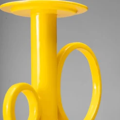 Paolo Santangelo Anfora alta in ceramica gialla Algoritmo> Anfore