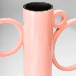 Paolo Santangelo Anfora alta in ceramica rosa Stereogramma 3 Bouganville> Anfore