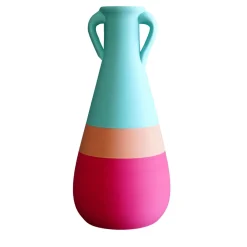 Pop Pot Anfora Cornelia XXL rosa fucsia e blu chiaro> Anfore