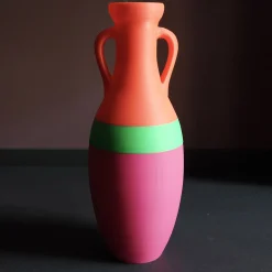 Pop Pot Anfora Giulio Cesare XL verde fucsia e arancio> Anfore