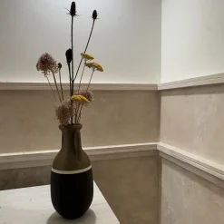 Pop Pot Anfora Teodosio XL in Nero Latte e Bronzo> Anfore