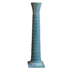 Pietrachiara Anne Colonna decorativa azzurra> Sculture Decorative