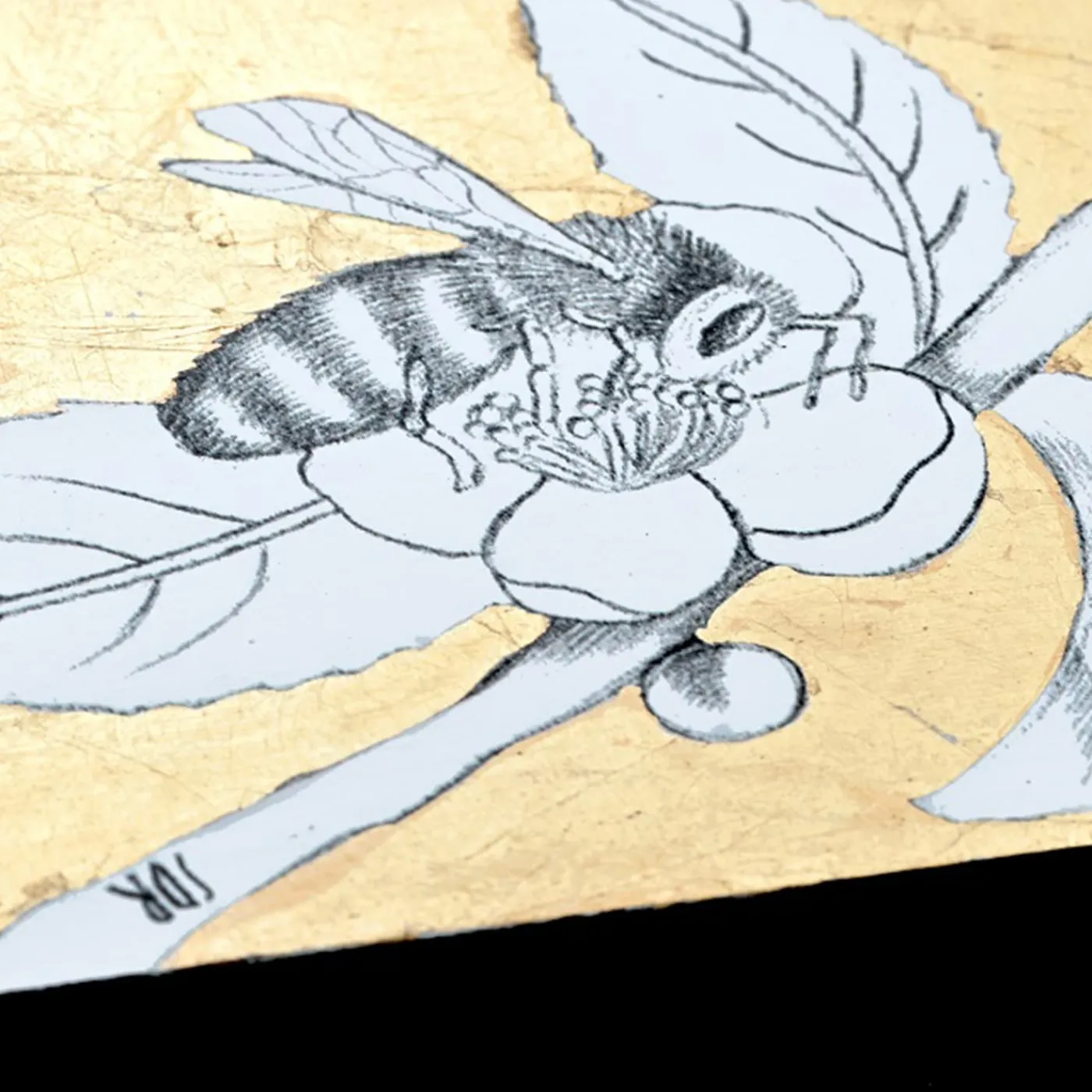 Casarialto Ape dell'Atelier in una scatola Sky dorata di Stefania Dei Rossi> Scatole