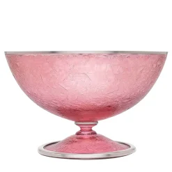 Griffe Montenapoleone by Vetrerie di Empoli Aqua Ciotola grande per frutta rosa> Centrotavola