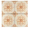 Studio Le Nid Arancio Maimonide Set di 4 piastrelle #8> Piastrelle E Pavimenti