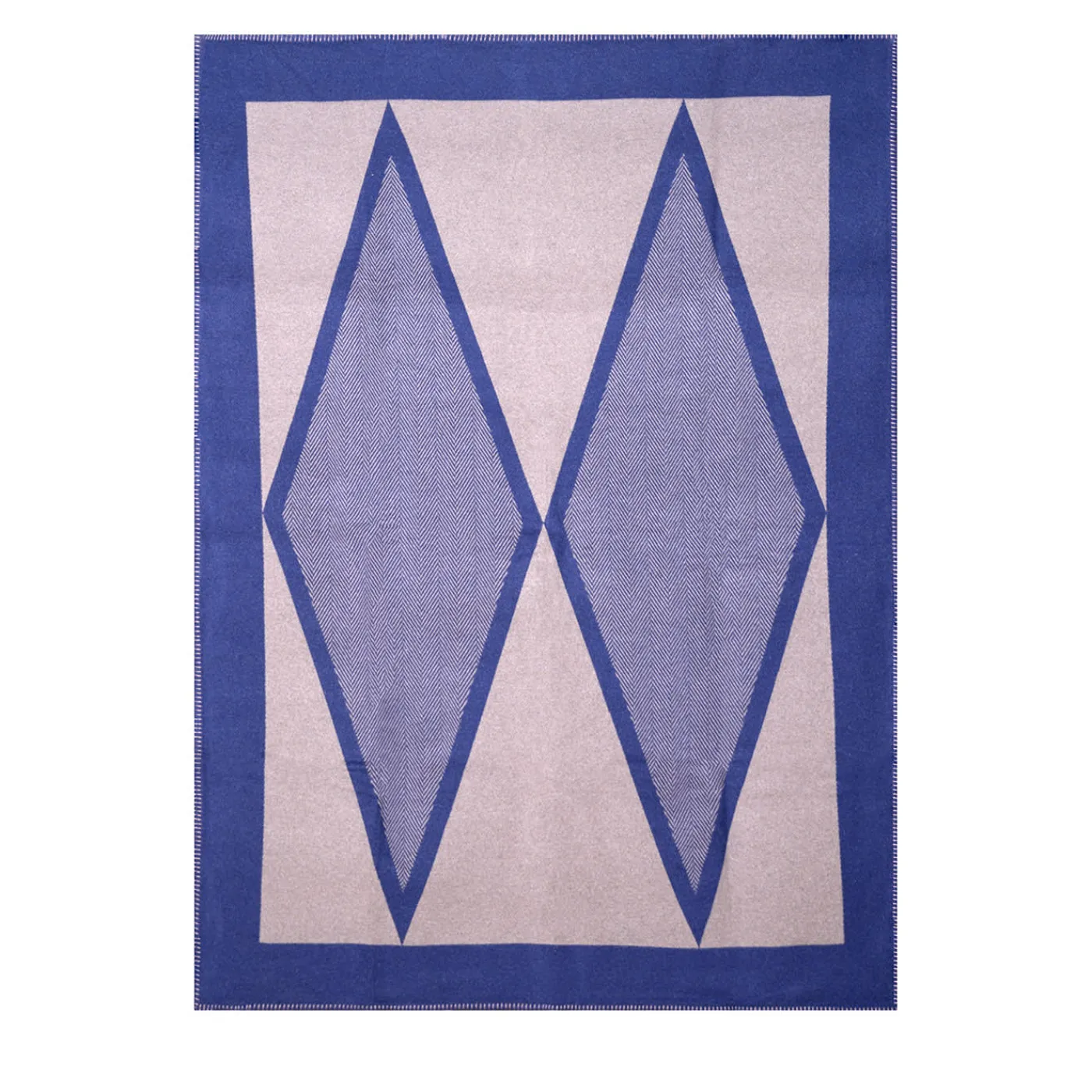 Luhdo Arlecchino Klein Blu-Taupe fantasia Plaid> Coperte