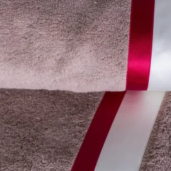 Alessandro Di Marco Asciugamano da spiaggia grigio tortora e rosso><noscript><img width=