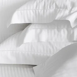 Verderoccia Athos Jacquard Bianco US Standard Sham> Biancheria Da Letto