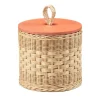 Mila Maurizi Barattolo Basso Perla in Midollo con Coperchio in Legno> Ceste