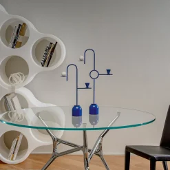 Cappellini Blue Candleholder #1 di Thomas Dariel> Candelieri E Portacandele