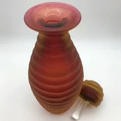 Ars Murano Bottiglia alta in rubino di Achille D'Este e Renzo Vianello> Vasi Con Coperchio