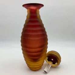 Ars Murano Bottiglia alta in rubino di Achille D'Este e Renzo Vianello><noscript><img width=