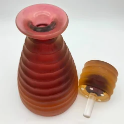 Ars Murano Bottiglia bassa in rubino di Achille D'Este> Vasi Con Coperchio