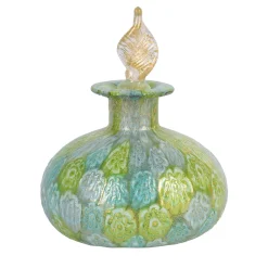 Officine di Murano 1295 Bottiglia Bottcamp Oro e Verde> Arredo Bagno