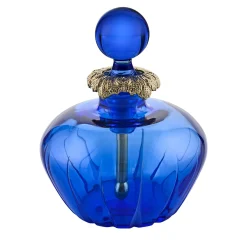 Baldi Home Jewels Bottiglia da profumo rotonda Coco in cristallo blu> Arredo Bagno