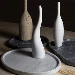 Giovannozzi Marmi Bottiglia Decorativa in Travertino Noce><noscript><img width=