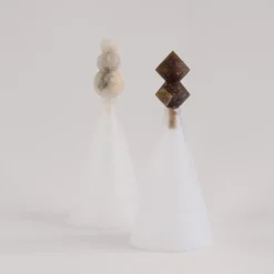 Edizione Limitata by Simone Fanciullacci Bottiglia Decorativa Kite V2 In Vetro E Alabastro Agata><noscript><img width=