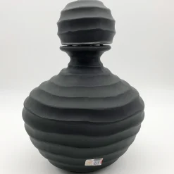 Ars Murano Bottiglia nera bassa di Achille D'Este e Renzo Vianello><noscript><img width=