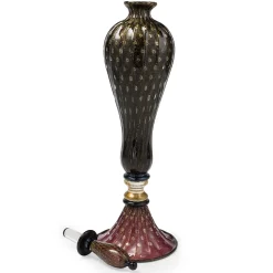 Officine di Murano 1295 Bottiglia Stmat nera e rubino><noscript><img width=