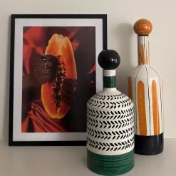 Lab Design Bottiglia verde decorativa Virgo con coperchio><noscript><img width=