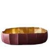 Paola Paronetto Bowl Ninfea Low Corteccia C9/Bordeaux e oro> Centrotavola