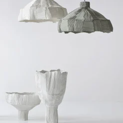 Paola Paronetto Bowl Tulipano Cartoccio bianca> Centrotavola