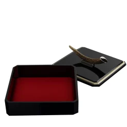 Silia Box Diana con tessuto rosso> Scatole
