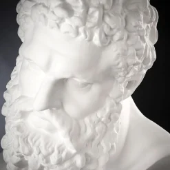 VGnewtrend Busto di Ercole Bianco> Sculture Decorative