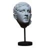 Galleria Romanelli Busto di Gladiatore Borghese su piedistallo> Sculture Decorative