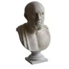 Todini Sculture Busto di Ippocrate bianco di Carrara> Sculture Decorative