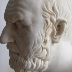 Todini Sculture Busto di Ippocrate bianco di Carrara><noscript><img width=