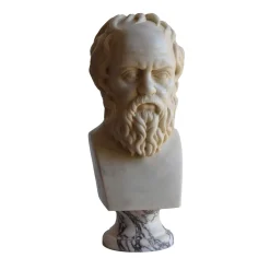 Todini Sculture Busto di Socrate> Sculture Decorative