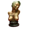 Fonderia Artistica Ruocco Busto Femminile in Bronzo con Pietre> Sculture Decorative