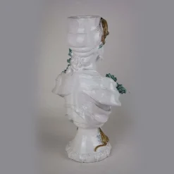 Alessandro Iudici Busto scultura invernale in ceramica><noscript><img width=