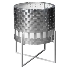 Splot Design Cachepot in metallo argentato Galatea> Cachepot E Portavasi