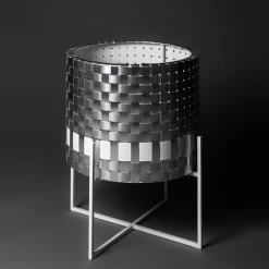 Splot Design Cachepot in metallo argentato Galatea><noscript><img width=