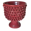 Ceramiche Ceccarelli Cachepot rosso strutturato> Cachepot E Portavasi
