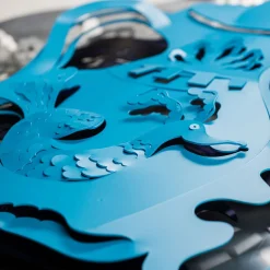 altreforme Caelum Stellans Blu Di Prussia Scultura da parete di Matteo Cibic> Sculture Da Parete