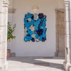 altreforme Caelum Stellans Blu Di Prussia Scultura da parete di Matteo Cibic><noscript><img width=