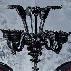 Fratelli Tosi Ca'Giustinian Specchio in vetro di Murano con 2 luci><noscript><img width=