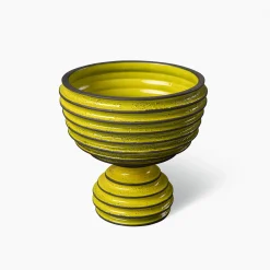 Bitossi Ceramiche Calice Revolver giallo e marrone di Christoph Radl> Centrotavola