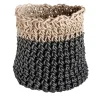 Rosanna Contadini Canapa Black Basket #2 di> Ceste