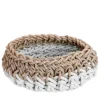 Rosanna Contadini Canapa White Basket #2 di> Ceste